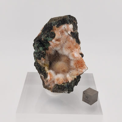 Orange Thomsonite Geode with Mesolite