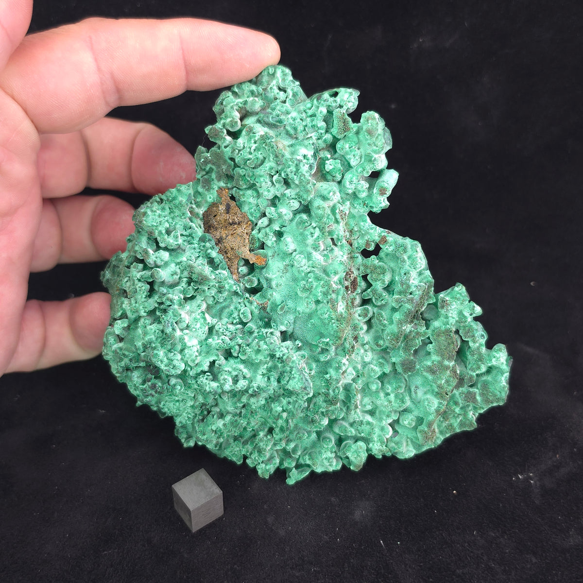 Smooth Silky Malachite – 348g – Katanga