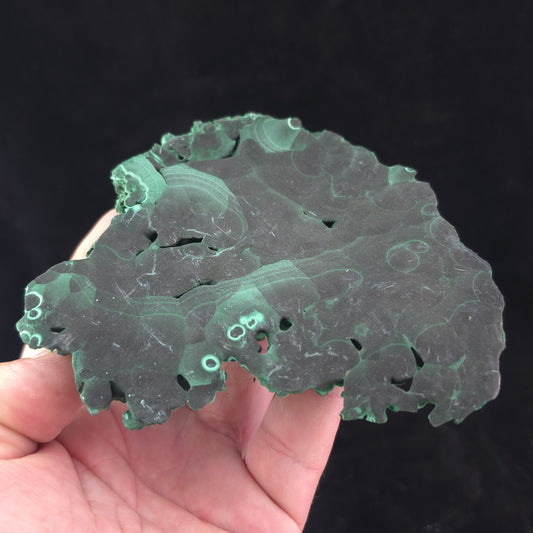 Smooth Silky Malachite – 348g – Katanga