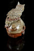 Fossil Stone with an Owl