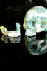 Moss Agate Skull with Removable Jaw