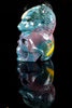 Ocean Jasper with Cat on Skull