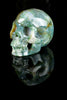 Moss Agate Skull with Removable Jaw