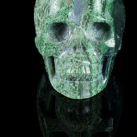 Moss Agate Skull