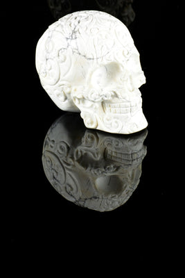 Howlite Sugar Skull