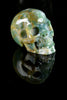 Moss Agate Skull with Removable Jaw