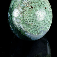 Moss Agate Skull