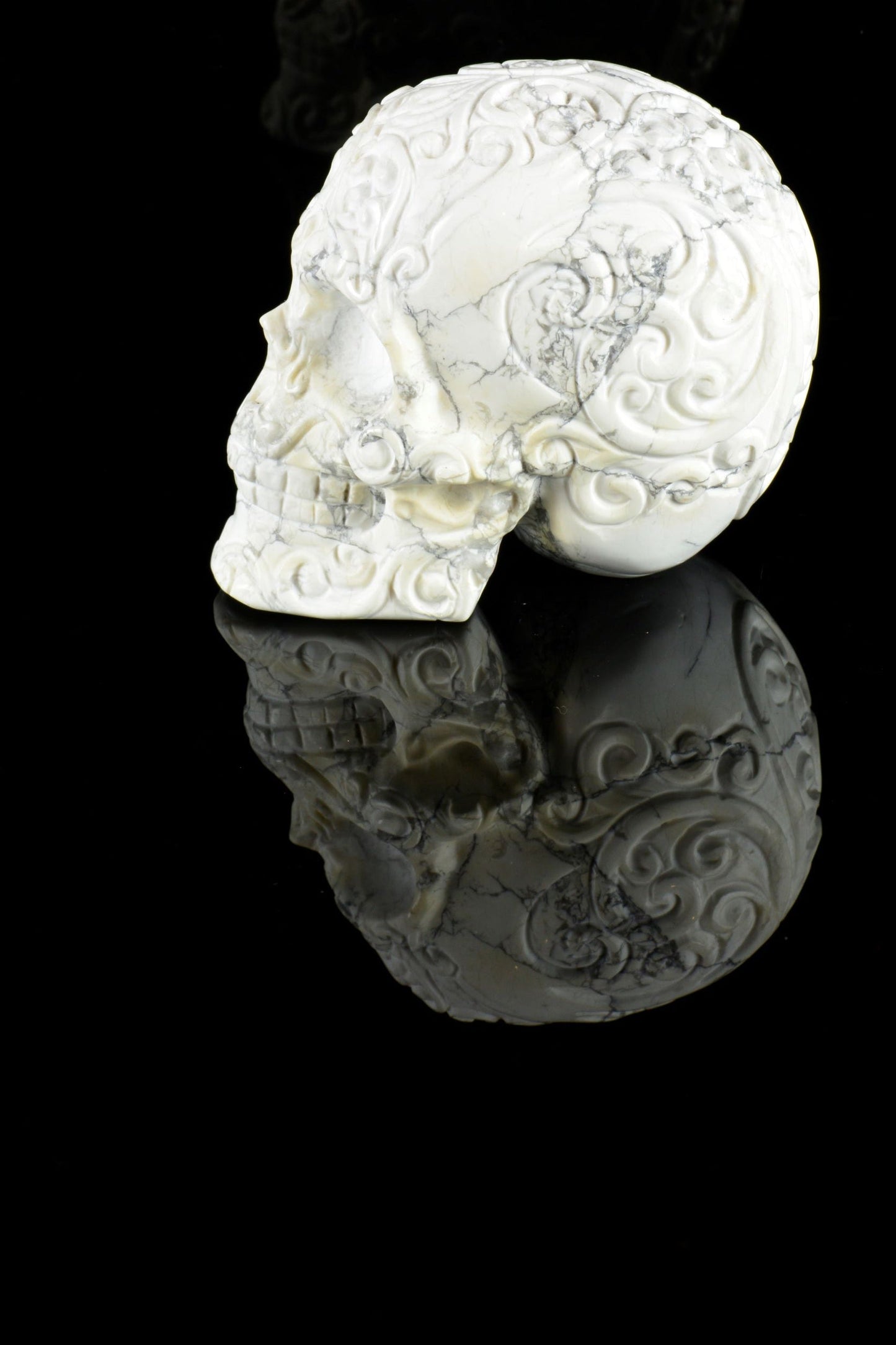 Howlite Sugar Skull