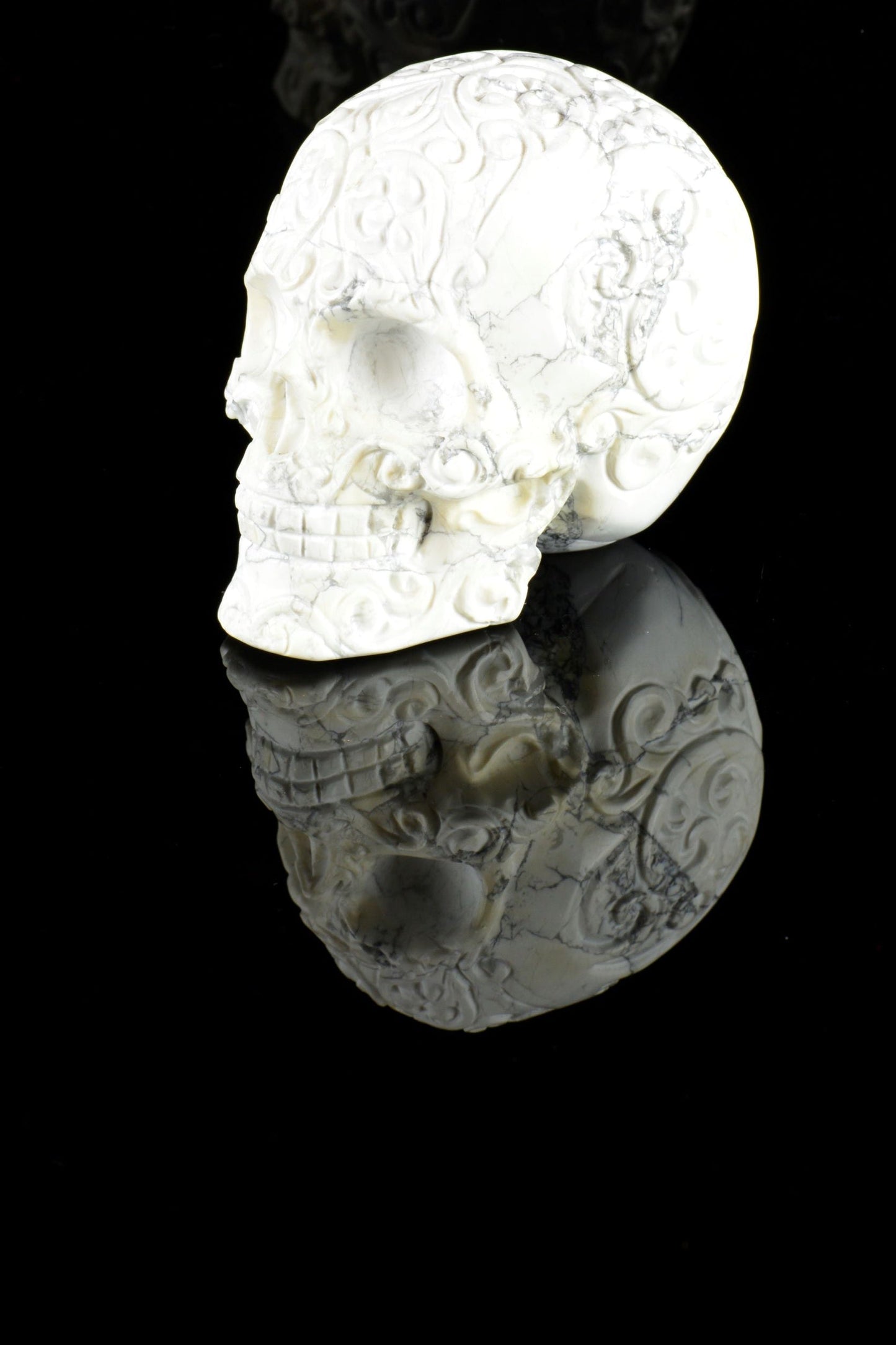 Howlite Sugar Skull