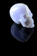 Blue Lace Agate Skull