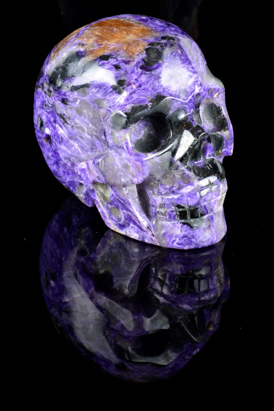 Charoite Skulls