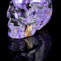 Charoite Skulls