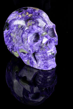 Charoite Skulls