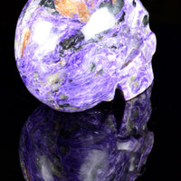 Charoite Skulls