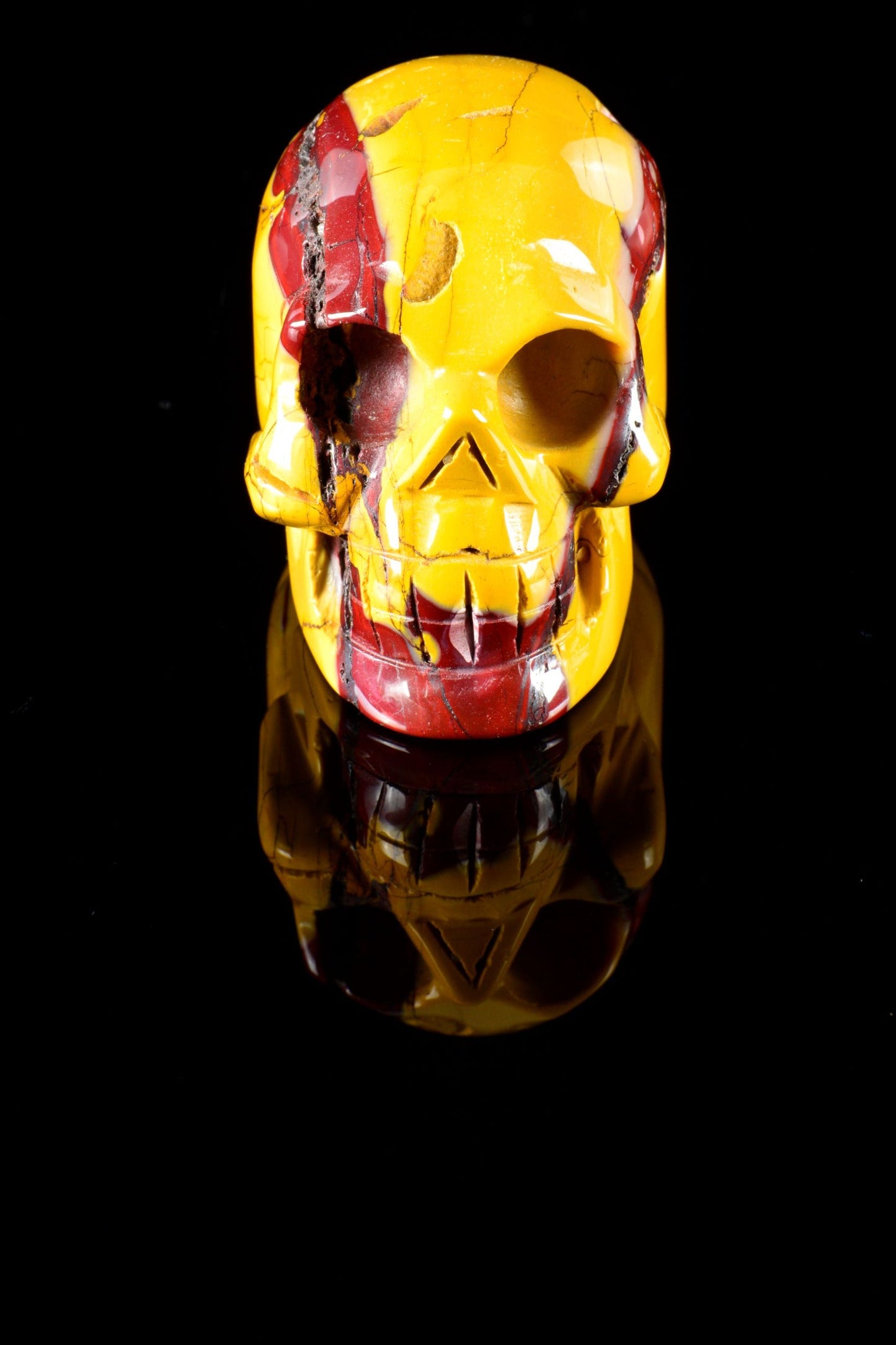 Mookaite Skull