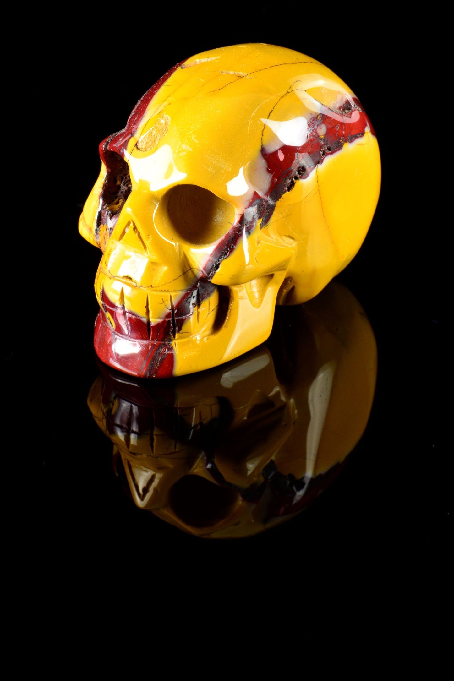 Mookaite Skull