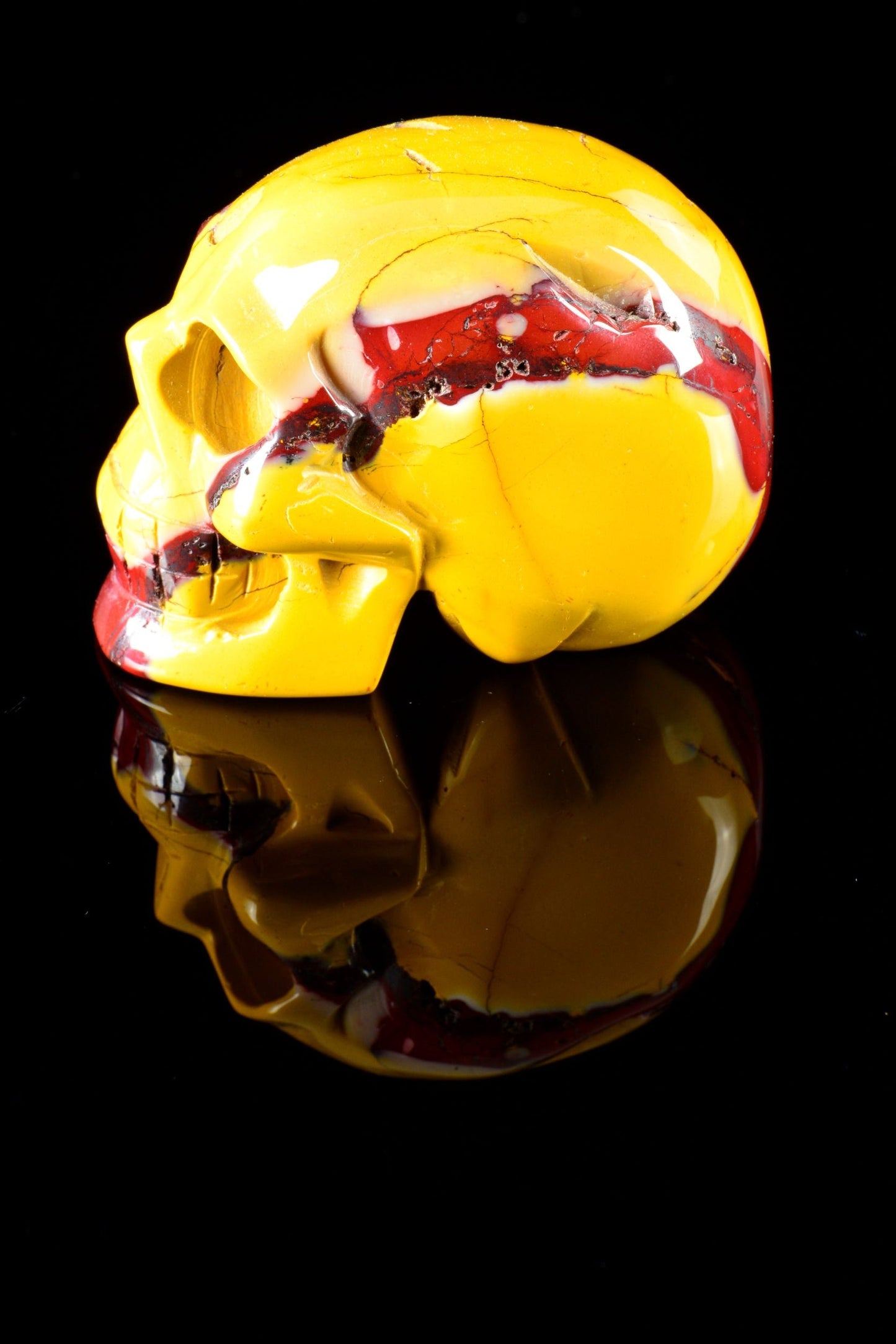 Mookaite Skull
