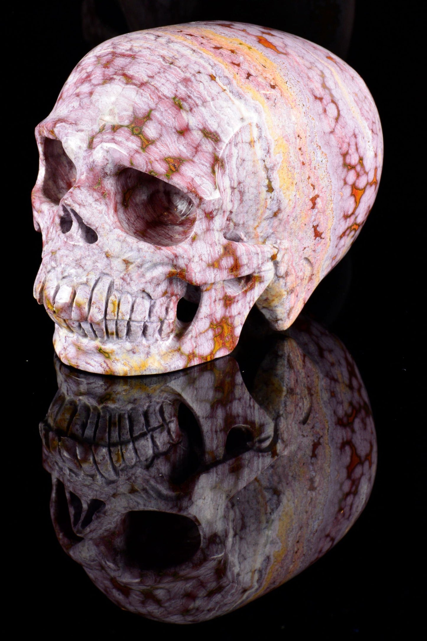 Ocean Jasper Skull