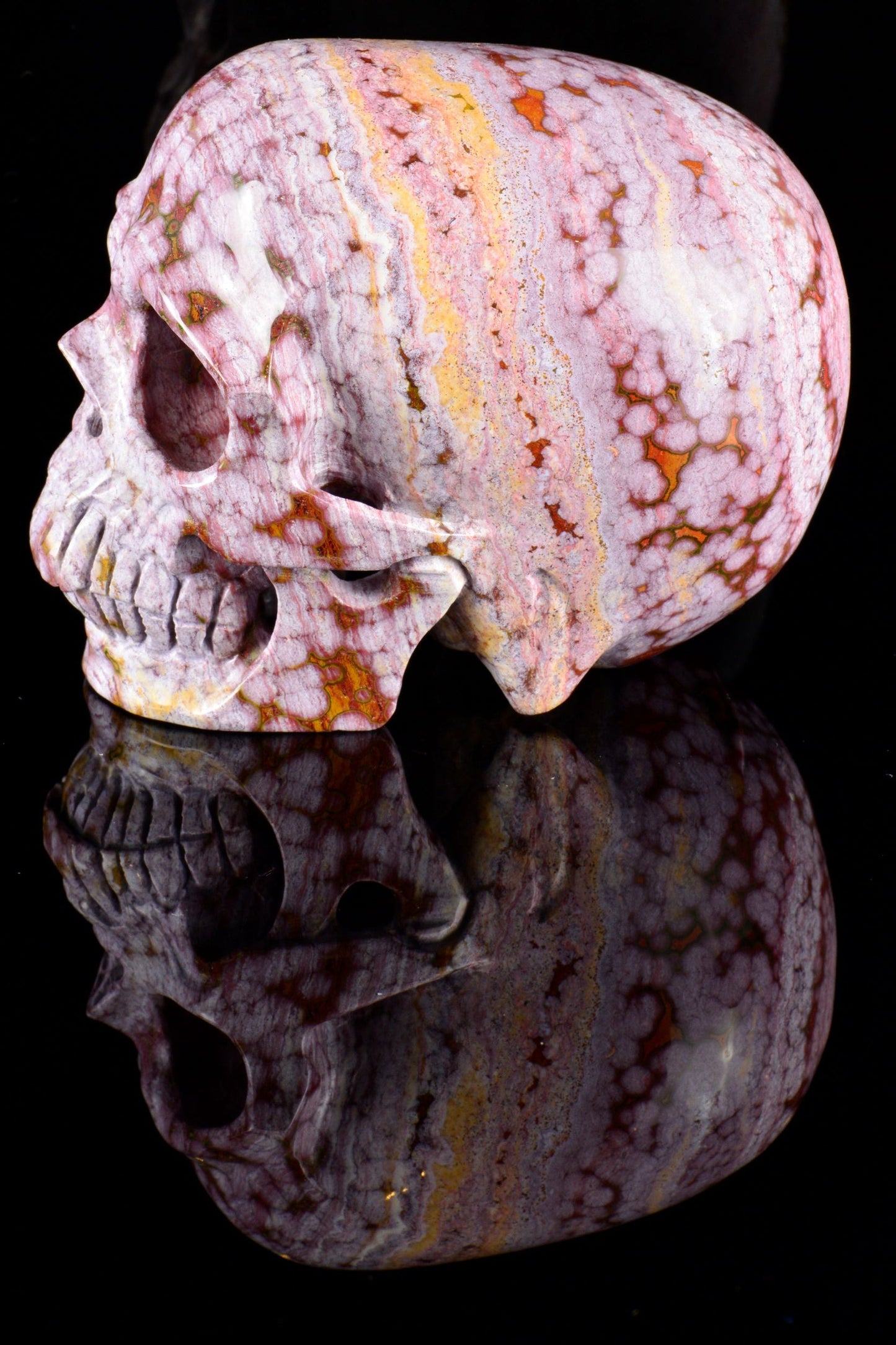 Ocean Jasper Skull