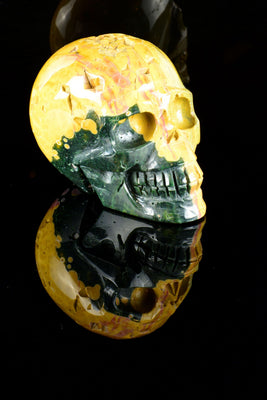 Ocean Jasper Skull