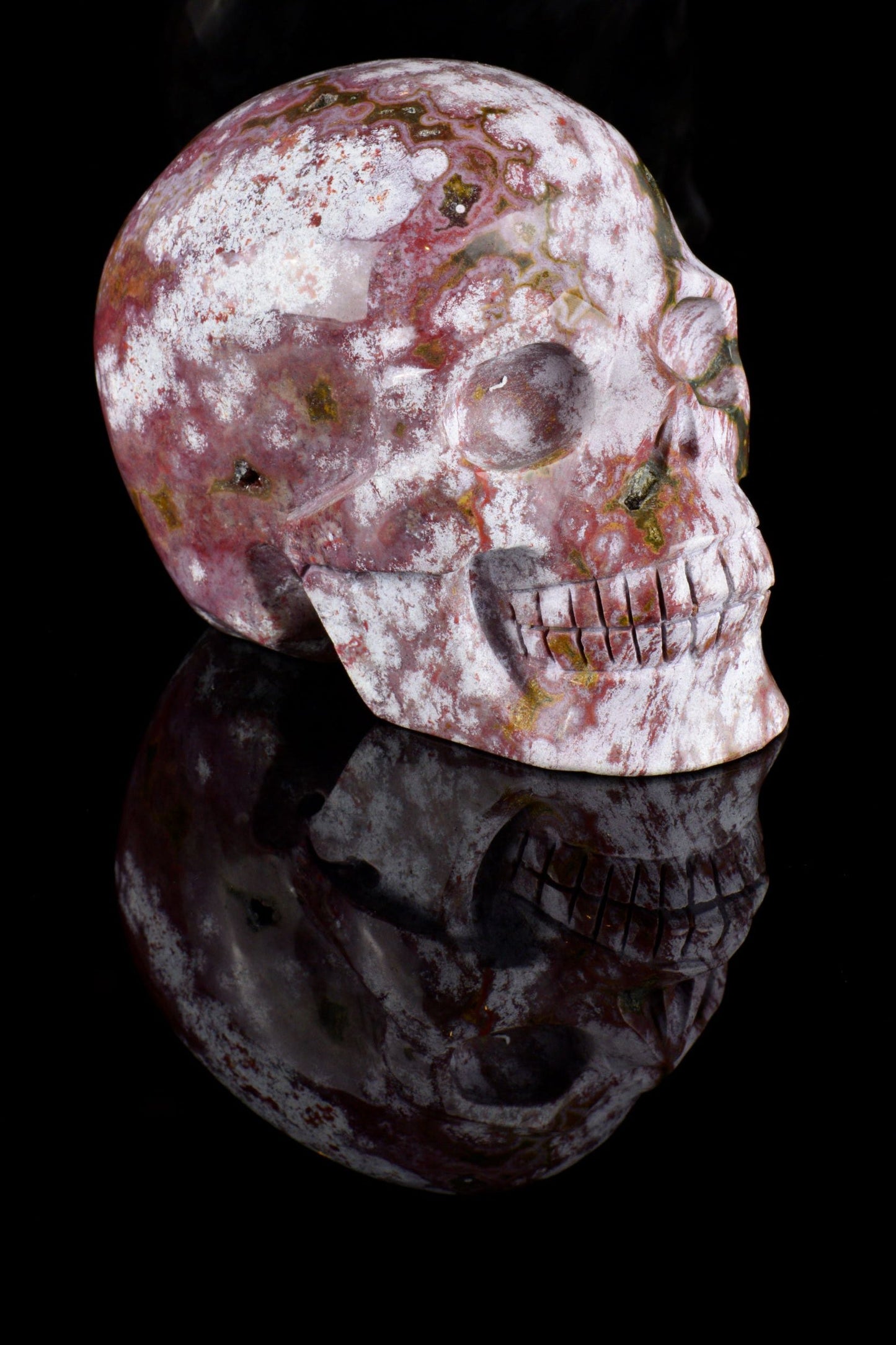 Ocean Jasper Skull