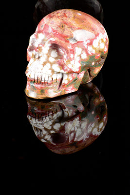 Ocean Jasper Skull