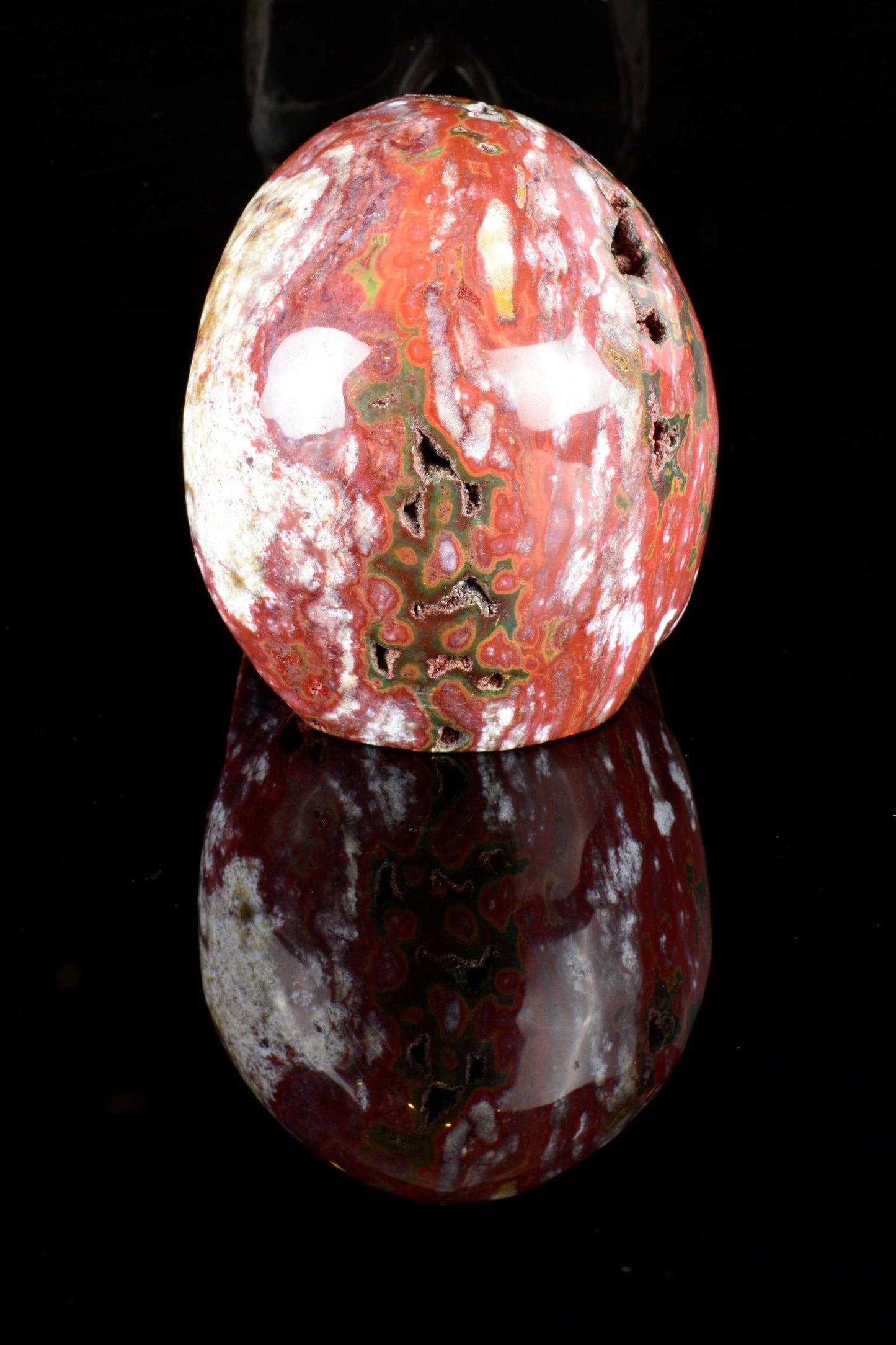 Ocean Jasper Skull
