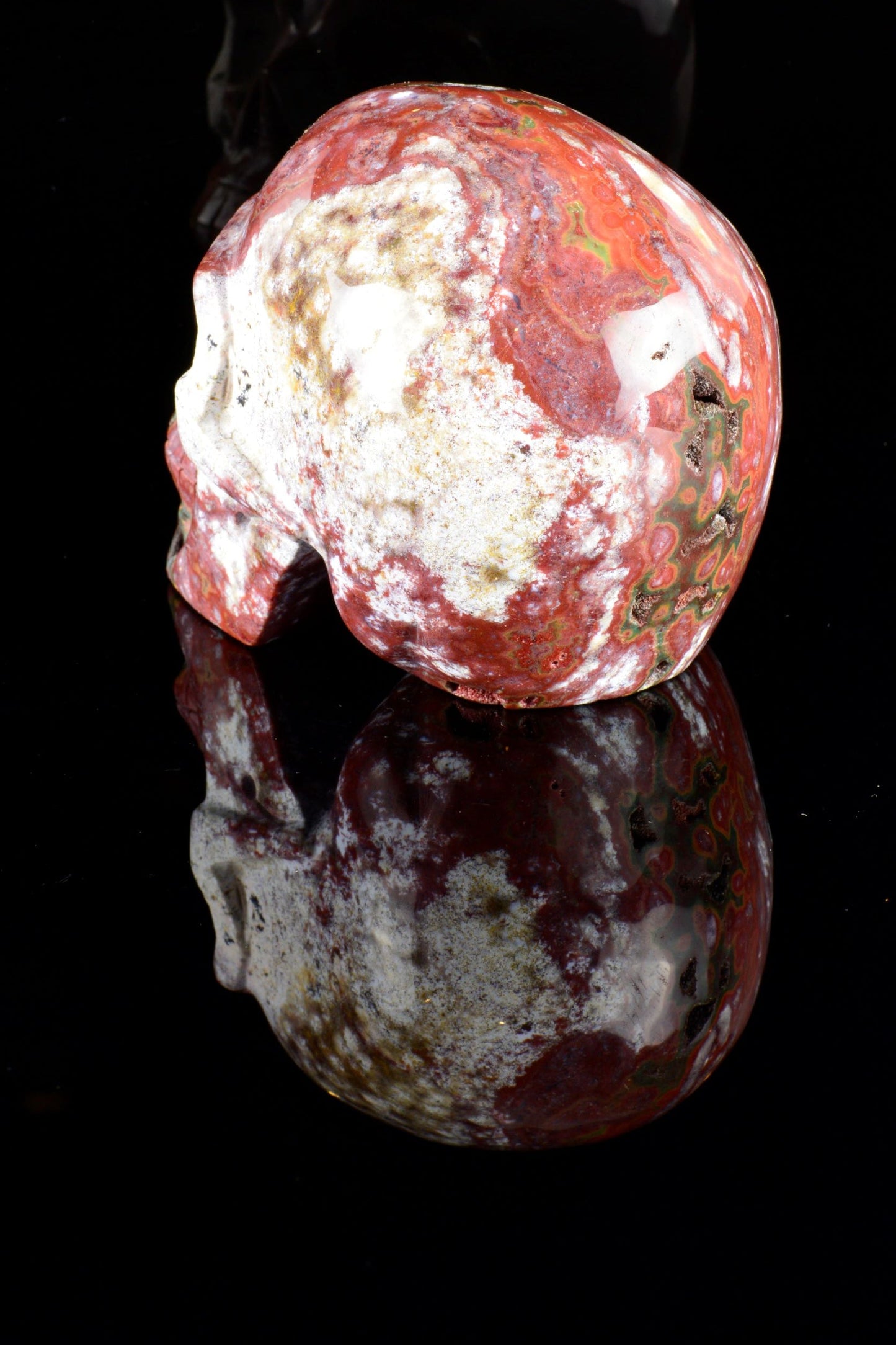 Ocean Jasper Skull