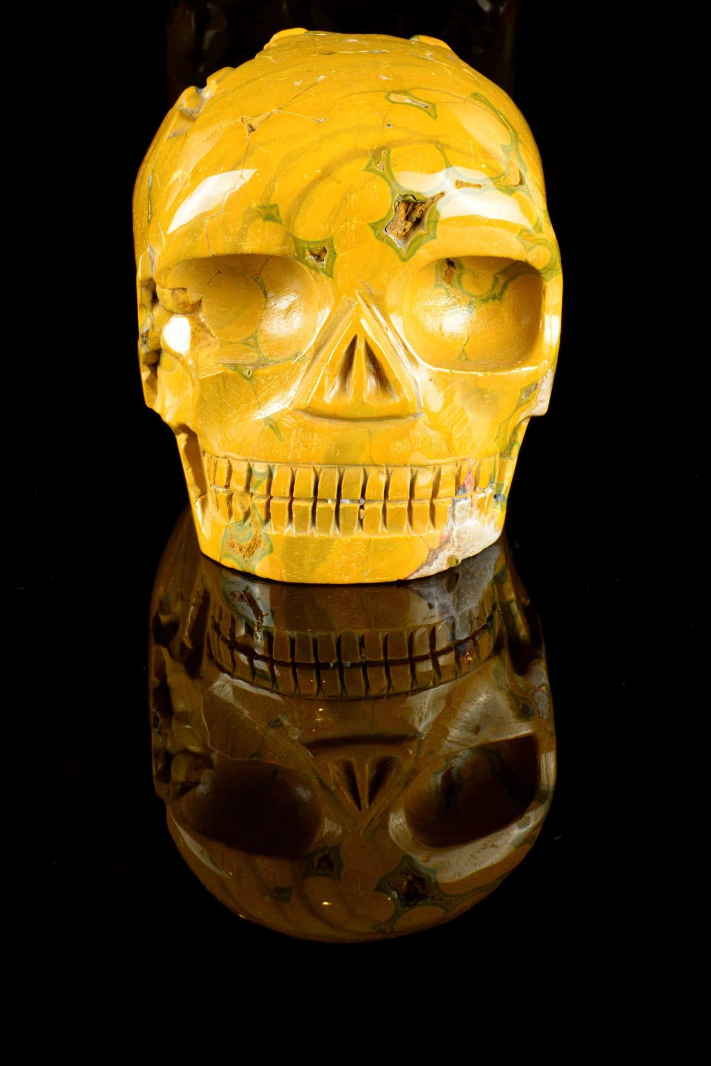 Ocean Jasper Skull