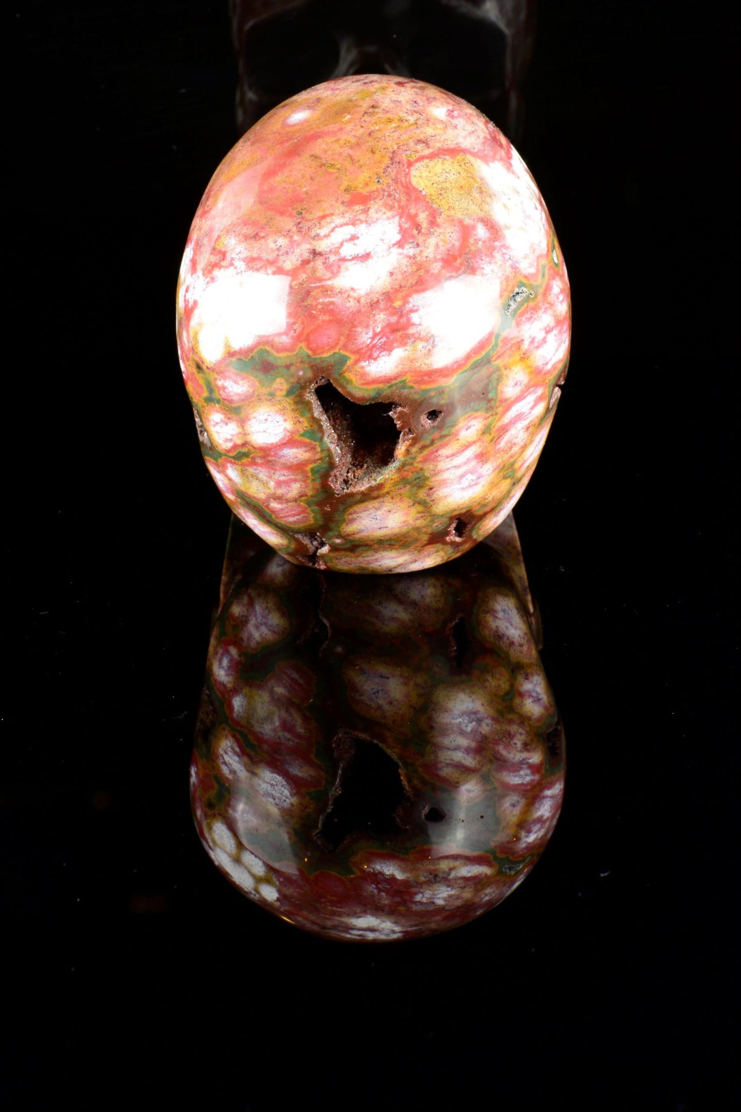 Ocean Jasper Skull