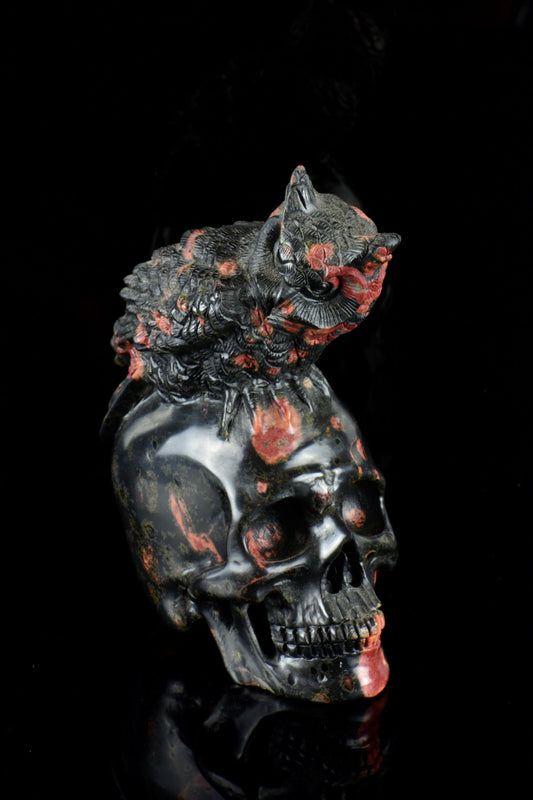 Poppy Jasper with Owl