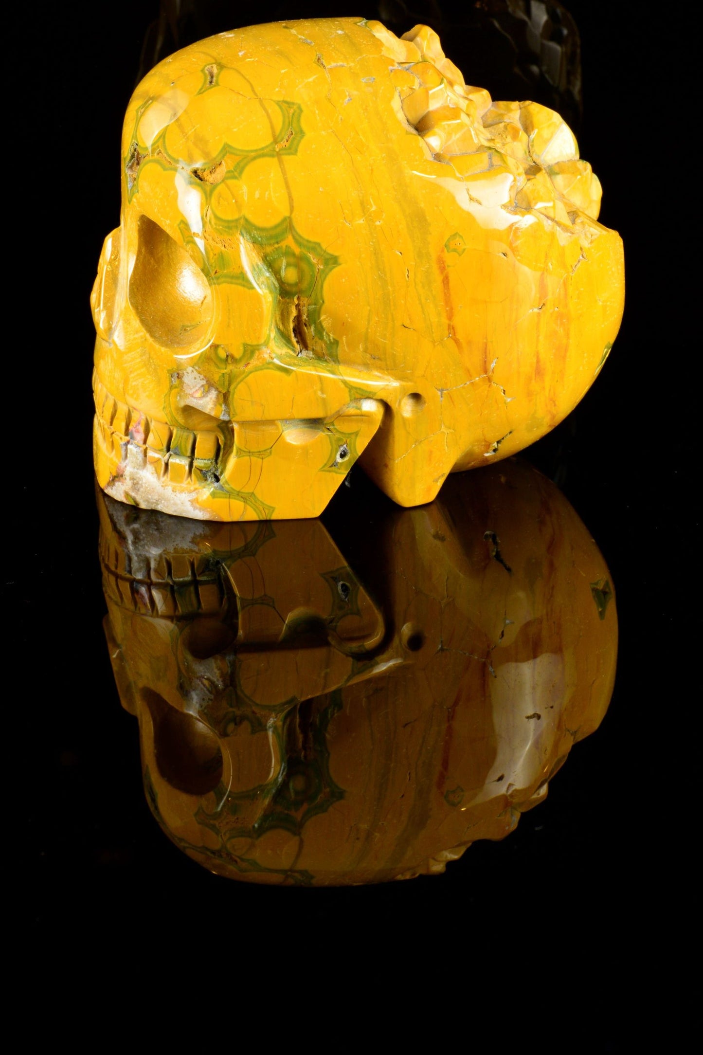 Ocean Jasper Skull