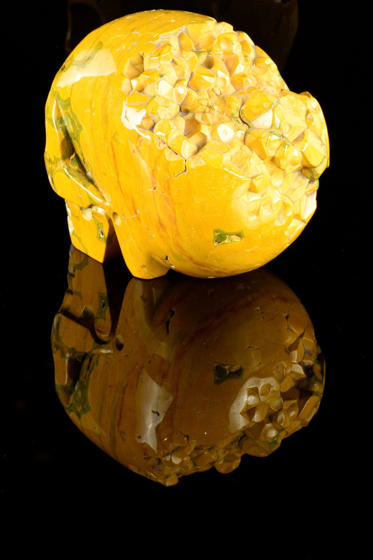 Ocean Jasper Skull