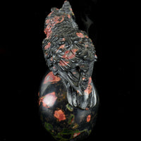 Poppy Jasper with Owl