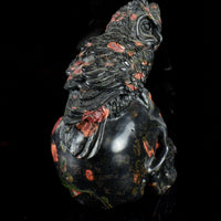 Poppy Jasper with Owl