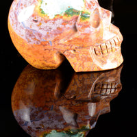 Ocean Jasper Skull