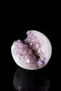 Amethyst with Hematite sprays Sphere