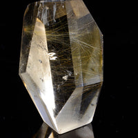 Faceted Rutilated Quartz Freeform 001