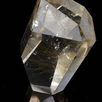 Faceted Rutilated Quartz Freeform 001