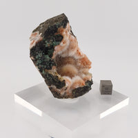 Orange Thomsonite Geode with Mesolite