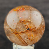 Copper Rutilated Sphere