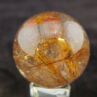Copper Rutilated Sphere