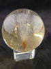 Superb Golden Rutilated Quartz Sphere.