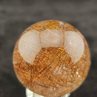 Copper Rutilated Sphere