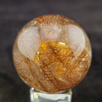 Copper Rutilated Sphere