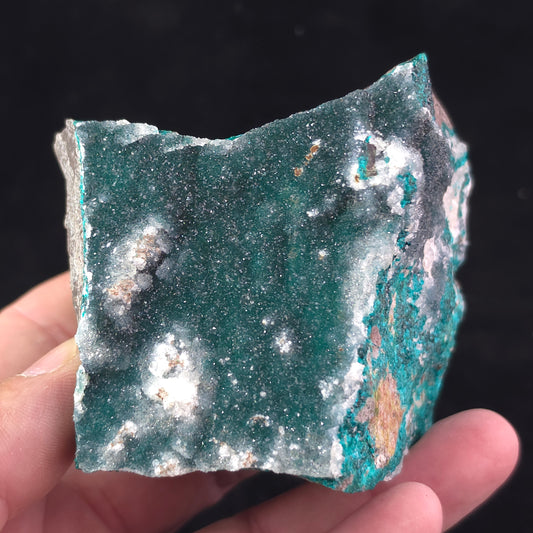 Druzy Quartz covered Dioptase – 475g – Katanga