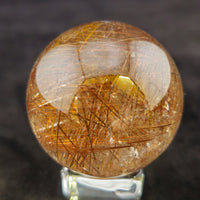 Copper Rutilated Sphere