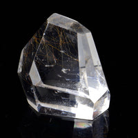 Faceted Rutilated Quartz Freeform 002