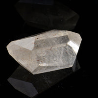 Faceted Rutilated Quartz Freeform 017