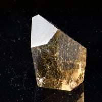 Faceted Rutilated Quartz Freeform 007